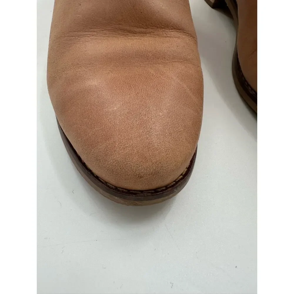 Toms Ella Chelsea Honey Leather Slip-on Ankle Boots Women's Size 9